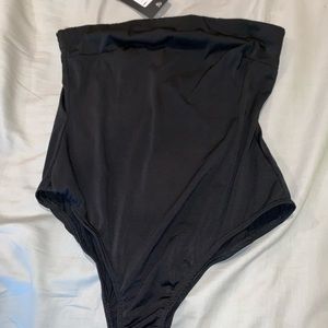 Strapless Fashion Nova Bodysuit.